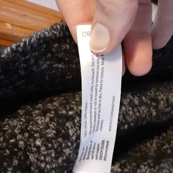 Eileen Fisher Boucle Open Jacket L - Picture 3 of 4